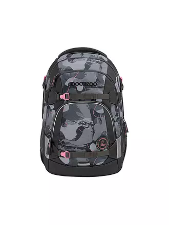 COOCAZOO | Mochila escolar MATE Pixel Box | grau